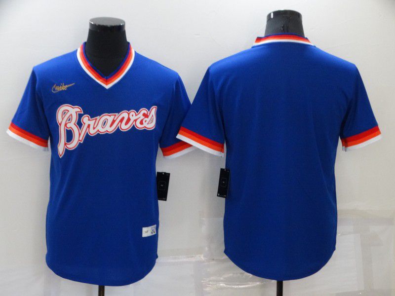 Men Atlanta Braves Blank Blue Game Nike 2022 MLB Jersey->atlanta braves->MLB Jersey